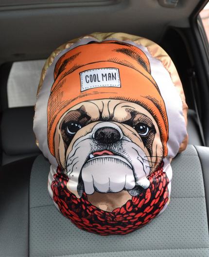 Подушка на подголовник автомобиля Cool man